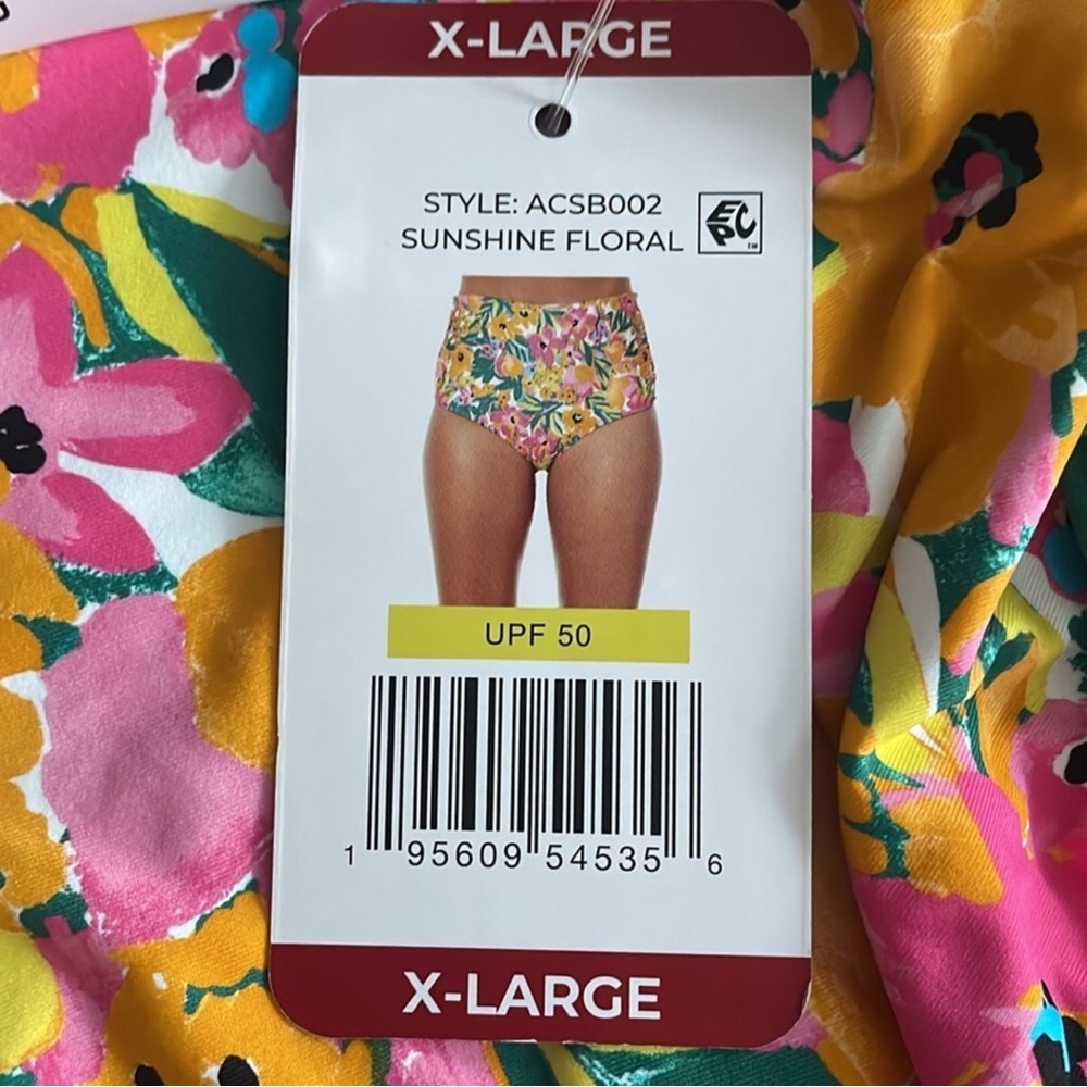 Anne Cole 3-way Convertible ‘Sunshine Floral’ Print Bottom - Picture 12 of 13
